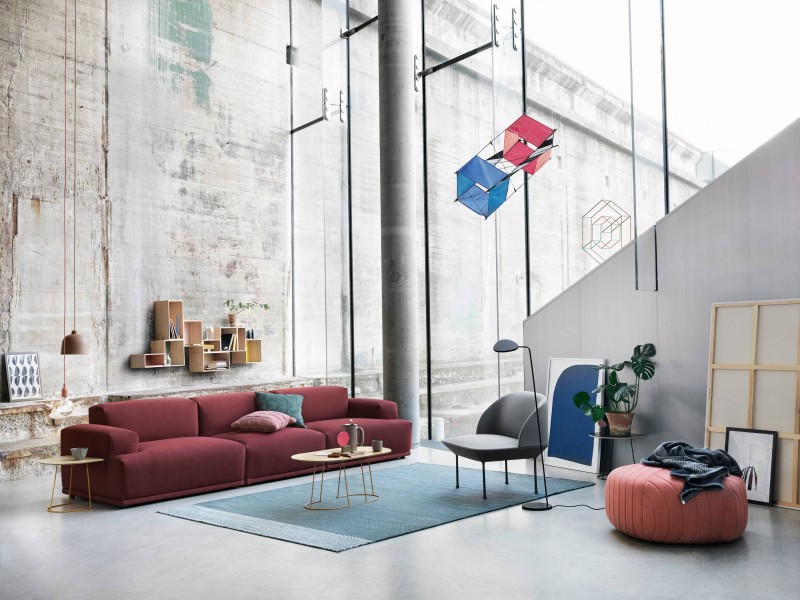 loft mit beton und klinker einrichtung, wohnen im loft | lionshome, Design ideen